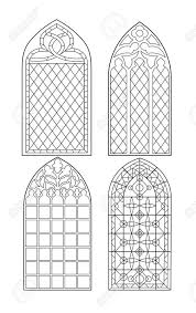 Gotische Saulen Vintage Rahmen Kirchenfenster Kirchenfenster Gotische Fenster Gotisch