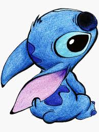 Cute Stitch Sticker By Pascalinak Disney Drawings Sketches Cute Disney Drawings Stitch Drawing