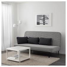 Nyhamn 3er Bettsofa Mit Schaummatratze Knisa Grau Beige Ikea Bettsofa Schaummatratze Federkernmatratze