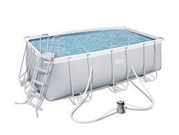 Offerta Di Oggi Bestway 56456 Piscina Power Steel Frame Rettangolare 412x201x122 Cm A Eur 337 00 Invece Di Bestway Steel Frame Above Ground Swimming Pools