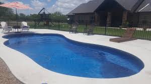 Thanks To The Atkinson Family In South Texas For Sharing A Photo Of Their New Leisure Pools Eclipse Fibergla Leisure Pools Fiberglass Swimming Pools Spa Pool