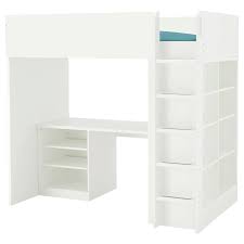 Stuva Loft Bed Combo W 2 Shlvs 3 Shlvs White Twin Ikea In 2020 Stuva Loft Bed Bed For Girls Room Loft Bed Plans