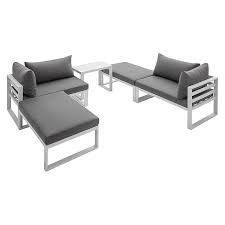 Sunfun Loungemobel Set Hannah 5 Tlg Grau Lounge Mobel Gartenmobel Aussenmobel