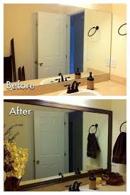 Miscellanea Etcetera Diy Bathroom Mirror Frame For Less Than 20 Bathroom Mirrors Diy Home Remodeling Home