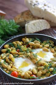 Iranische Bohnenpfanne Mit Eiern Und Dill Baghali Ghatogh Vegetarische Proteinreich Rezept Bohnenpfanne Gesunde Rezepte Persisches Essen