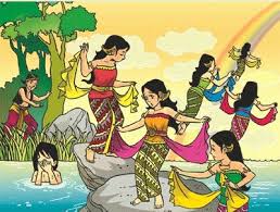 Telling Story Jaka Tarub And 7 Angels Cerita Rakyat Dongeng Bahasa Inggris