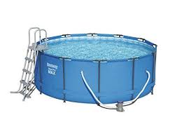 Bestway Steel Pro Max Steel Frame Pool Set With Filter Pump And Accessories 10250 L Blue 366 X 366 X 122 Cm 349 99 Swimming Pools Round Pool Bestway