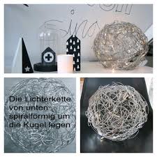 Draht Kugelleuchte Handmade Kultur Drahtkugel Lichterkette Selber Machen Kugel