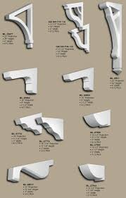 Polyurethane Angled Eave Brackets Cottage Exterior Roof Brackets Craftsman House