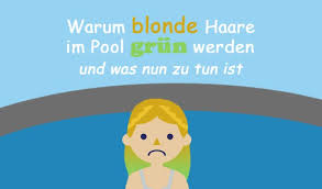 Hilfe Poolwasser Farbt Die Haare Grun Grunfarbung Wieder Entfernen Sind Nach Einem Bad Im Pool Die Blonden Haare Grun Das Is Pool Poolwasser Pool Wasser