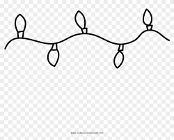 The image(s) in the file is protected by copyright. Christmas Lights Coloring Page Line Art Hd Png Download 1000x1000 1689651 Pngfind