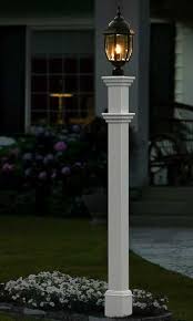 New England Portsmouth Lamp Post White Outdoor Post Lights Outdoor Lamp Posts Outdoor Lamp