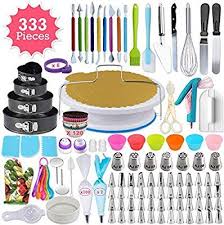 Amazon Com 333pcs Cake Decorating Kit Complete Cake Decorating Supplies Baking Supplies Baking Cake Decorating Kits Cake Decorating Supplies Baking Kit