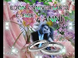 Buone Nozze Di Fiori 4 Anni Di Matrimonio Tanti Auguri Buon Anniversario Buon Anniversario Anniversario Anniversario Di Matrimonio