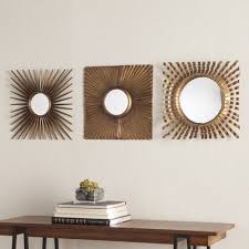 3 Piece Glam Mirror Set Mirror Decor Decor Mirror Wall Decor