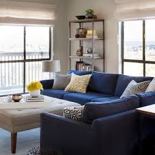 Modern Navy Blue Sofa Design Ideas Pictures Remodel And Decor Blue Sofa Living Blue Sofas Living Room Blue Couch Living Room