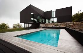 Black And White House Saucier Perrotte Architectes Quebec House Viewing House Architecture