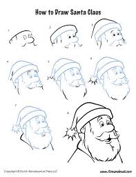 How To Draw Santa Claus How To Draw Santa Easy Santa Drawing Drawing Images For Kids