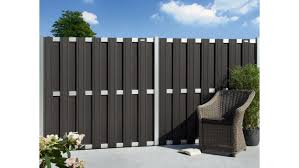 Mr Gardener Wpc Bohlenzaun Design 180x180cm Grundelement Aus Wpc Und Aluminium Breite Ca 180 Cm Hohe C Haus Aussenbereiche Diy Pergola Gartentrennwande