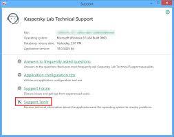 How To Use Support Tools In Kaspersky Internet Security 2018