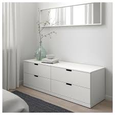 Nordli Kommode Mit 4 Schubladen Weiss Ikea Byralador Sovrumsforvaring Ikea