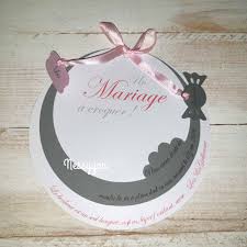 Bonjour nous avons bien reçu nos faire part de mariage. Faire Part Rose Gris Theme Gourmand Pour Un Mariage Bapteme