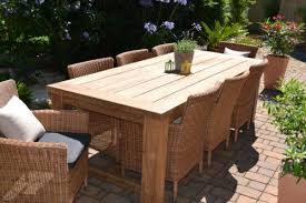 Teak Sitzgruppe Garten Garnitur Tisch 240x100 Und 8 Sessel Stuhle Rattan Und Recyceltes Teak Java Kor Online Kaufen Bei Woonio Rattan Mobel Garten Teak Gartenmobel Sitzgruppe