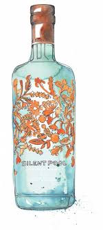 Silent Pool Gin Bottle Watercolour Illustration Click The Visit Link To Commission Your Own Choice Of Gin Illustrations Gin Bottles Gin Bottle
