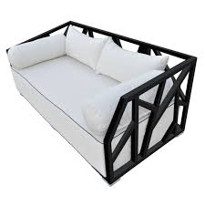 Solis Patio Nidum Deep Seated Patio Modern Daybed With Cushions Patio Furniture Fabric Outdoor Sofa Patio Furniture Deals