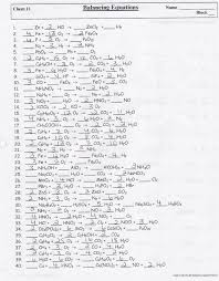 Balancing Chemical Equations Practice Worksheet With Answers How To Balance Equations Printable Worksheets Balancing Equations Chemical Equation Equations