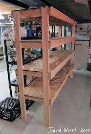 Best Wood For Shelves Garage Best Plans For Shelf In Garage Or Basement Custo Regal Selber Bauen Garage Shelving Wood Shelves Basement Storage Shelves