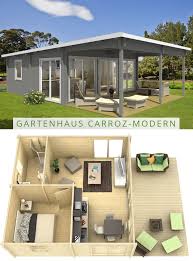 Garten Und Freizeithaus Carroz Modern 70 Iso Bungalow Haus Design Kleine Hausplane Gartenhaus
