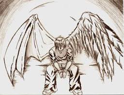 Angels And Demons Angel Drawing Angels And Demons Fallen Angel Art