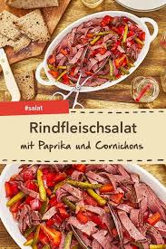 Rindfleischsalat Rezept Rindfleischsalat Fleischsalat Rezept Fleisch
