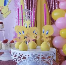 Pintricia Emilcar On Tweety Bird Birthday Bird Regarding 12 Tweety Bird Party Decorations Best Home In 2020 Bird Baby Shower Bird Baby Shower Theme Bird Birthday