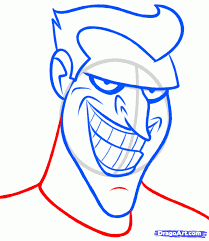 Step 6 How To Draw Joker Easy Joker Drawing Easy Joker Sketch Scary Drawings