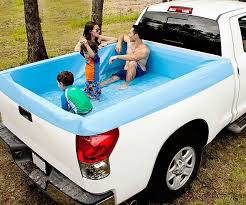 Classy Up Your Driveway By Transforming Your Ride Into A True Recreational Vehicle With The Truck Bed S Pickup Trucks Bed Truck Camping Portable Swimming Pools