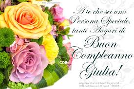 Cartolina A Te Che Sei Una Persona Speciale Tanti Auguri Di Buon Compleanno Giulia Auguri Anche A Buon Anniversario Anniversario Buon Compleanno