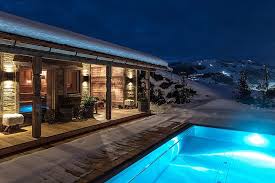 Alpen Luxus Chalet Mit Wellness Pool Schmiedalm Aussenpool Luxus Alpen