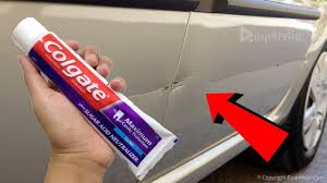 How To Remove Car Scratches With Toothpaste Diy Youtube