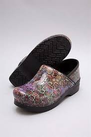 Women S Dansko Professional Mosaic Floral Patent Leather Patent Leather Nursing Shoes Dansko