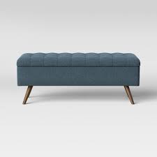Arthur Tufted Storage Bench Blue Project 62 Tufted Storage Bench Storage Bench Bedroom Decorative Storage Bench