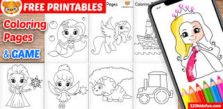 Make your world more colorful with printable coloring pages from crayola. Free Printable Coloring Pages For Kids And Toddlers 123 Kids Fun Apps