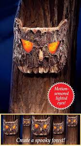 Halloween Decoration Motion Activated Tree Eyes Halloween Outdoor Decorations Creepy Decor Halloween