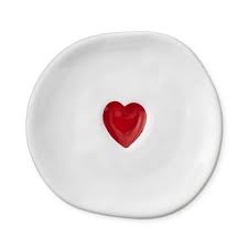 Discover a fantastic range of valentine's day gifts for your friends, family and even colleagues when. Valentine S Day Red Heart Salad Plates Set Of 4 Williams Sonoma