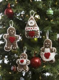 Gingerbread Tree Ornaments Christmas Ornament Pattern Christmas Crochet Patterns Crochet Christmas Decorations