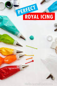 Royal icing is the best kind of icing for decorating sugar cookies. Easy Royal Icing Recipe With Meringue Powder For Cookie Decorating