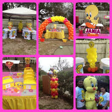 Tweety Bird Birthday Party Ideas Photo 16 Of 22 Bird Birthday Parties Bird Birthday Bird Party