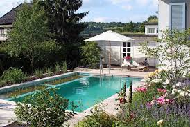 Projekt 4 Naturpool Schwimmteich Garten Lauterwasser Gartenbau Landschaftsbau Benningen Ludwigsburg Schwimmteich Natur Pool Wasserspiel Garten