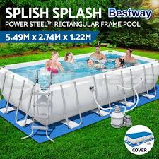 Bestway Swimming Pool 18ft Above Ground Pro Pools Sand Filter Set Above Ground Swimming Pools Big Swimming Pools Pool Sand